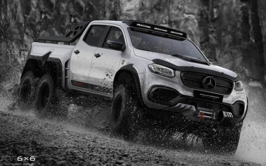 Mercedes-Benz X-Class EXY 6x6 by Pickup Design '2018